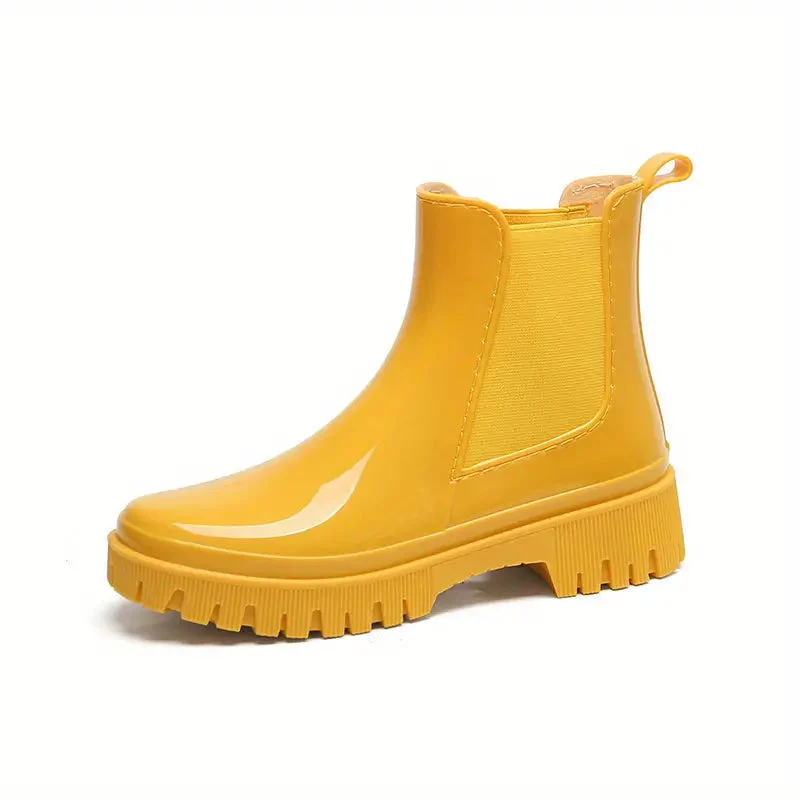 Bottes femme imperméables semelle épaisse - Image 4