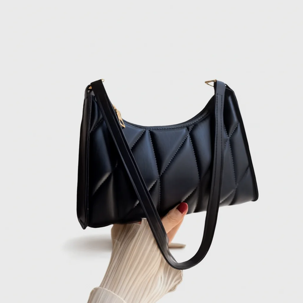 Sac bandoulière géométrique à forme structurée