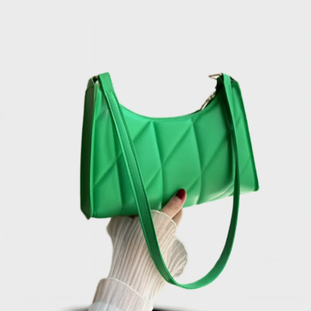 Sac bandoulière géométrique à forme structurée - Image 2
