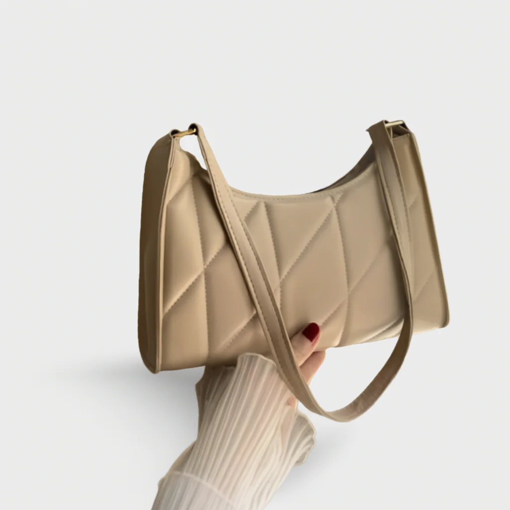 Sac bandoulière géométrique à forme structurée - Image 3