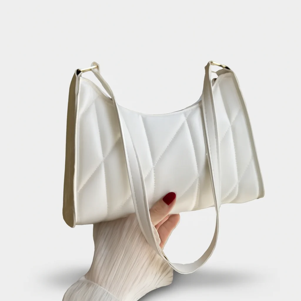 Sac bandoulière géométrique à forme structurée - Image 4
