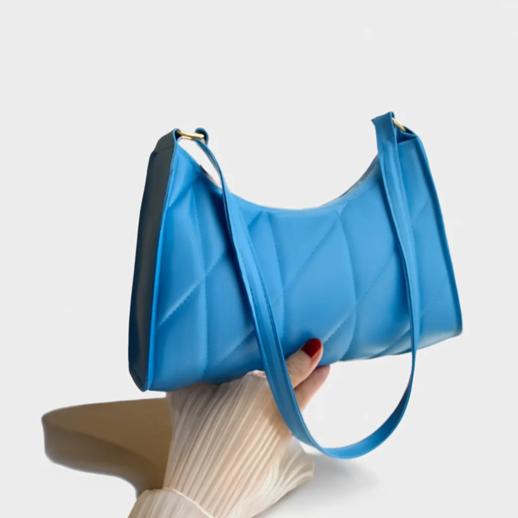 Sac bandoulière géométrique à forme structurée - Image 5