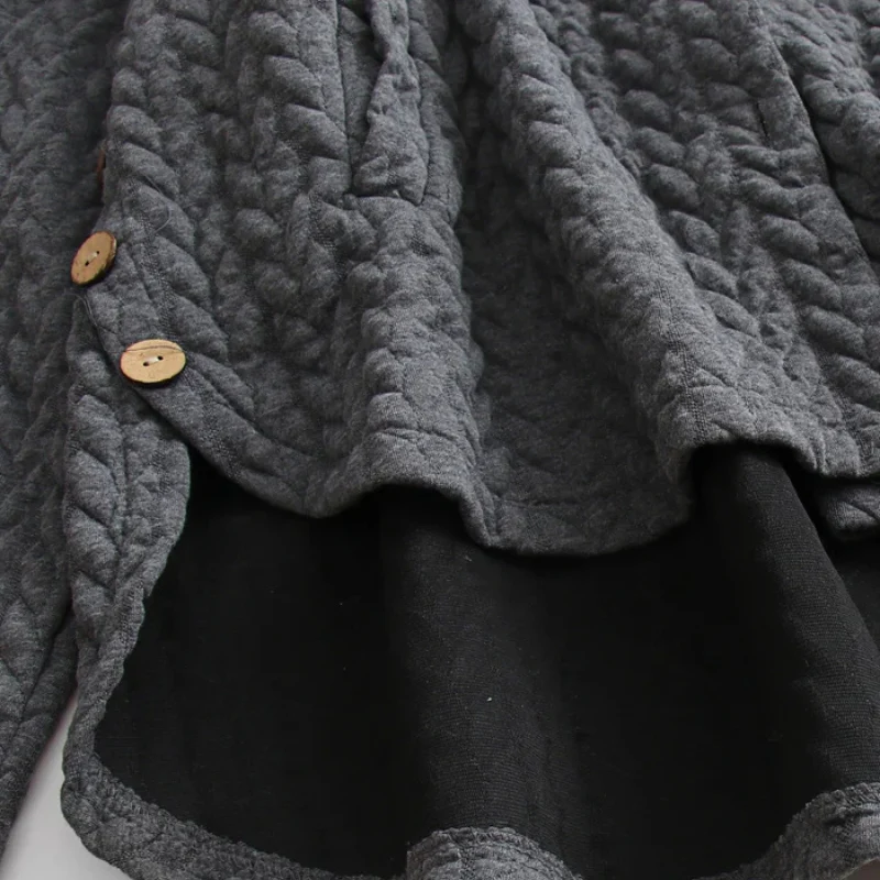 Veste mi-longue femme Julia à capuche - Image 8