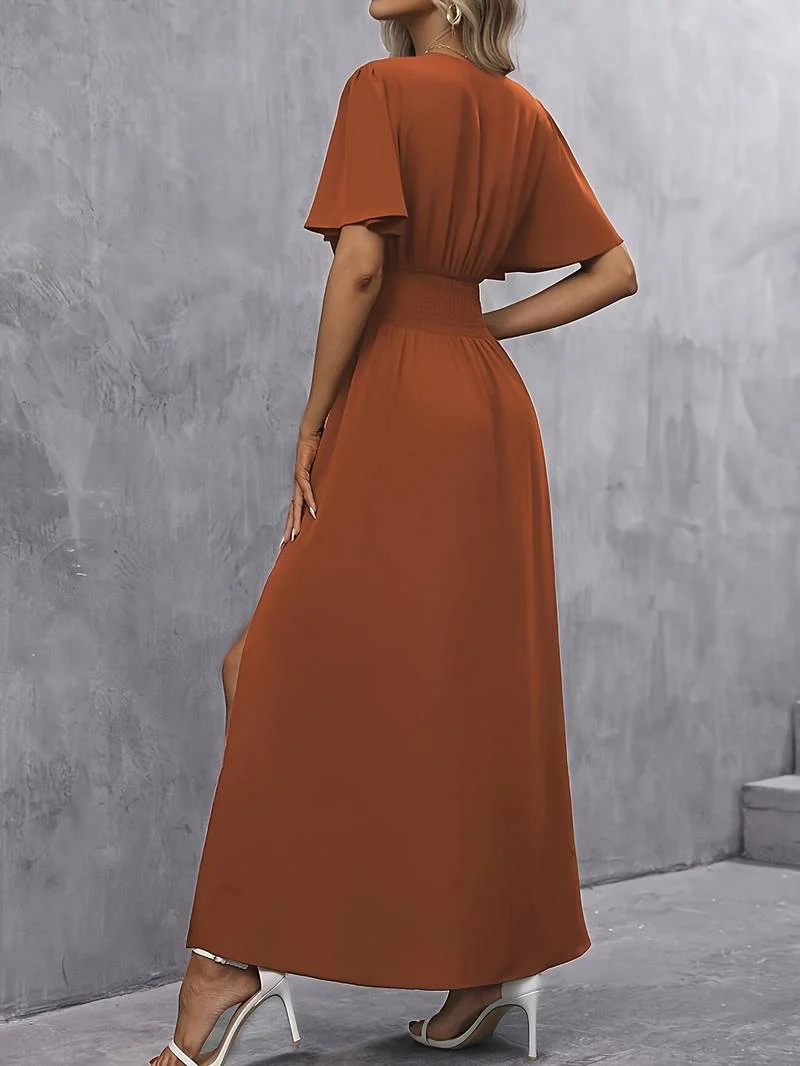 Robe femme décolleté en V coupe décontractée - Image 5