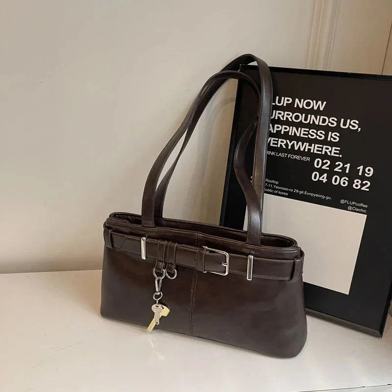 Sac bandoulière grande capacité avec fermeture éclair - Image 4