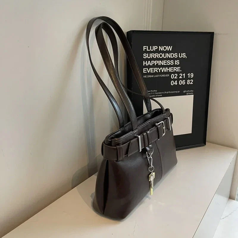 Sac bandoulière grande capacité avec fermeture éclair - Image 5