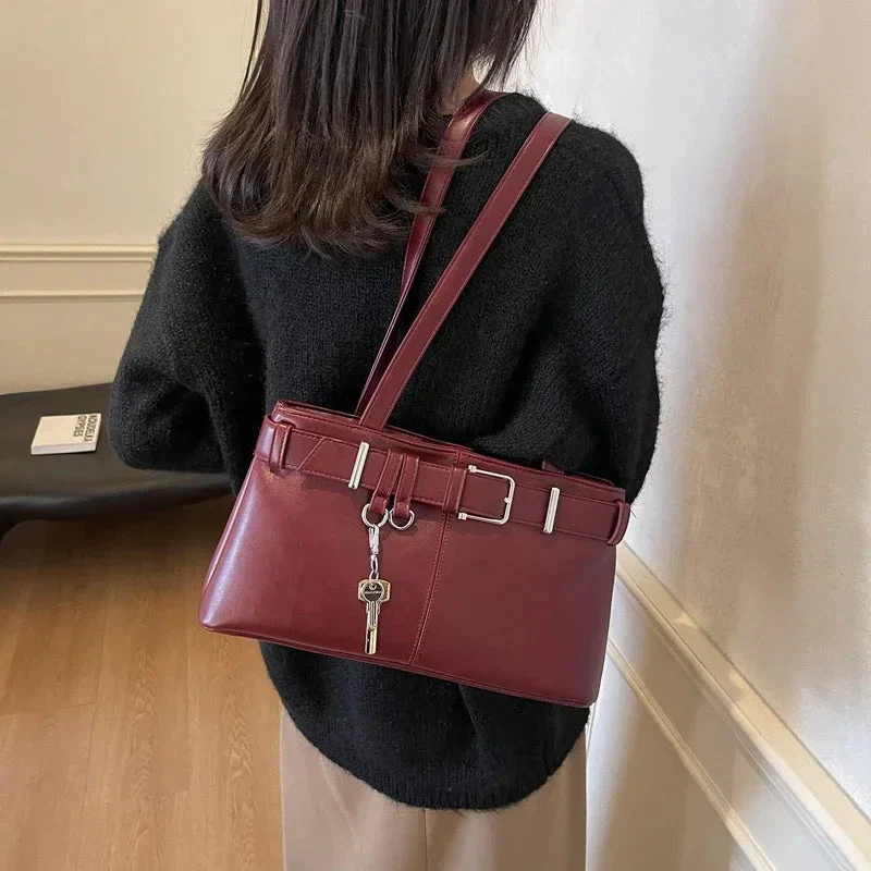 Sac bandoulière grande capacité avec fermeture éclair - Image 8