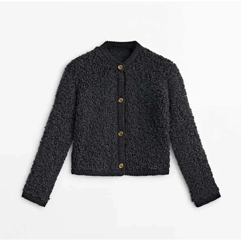 Cardigan boutonné sophistiqué pour un confort tout au long de la journée - Image 4