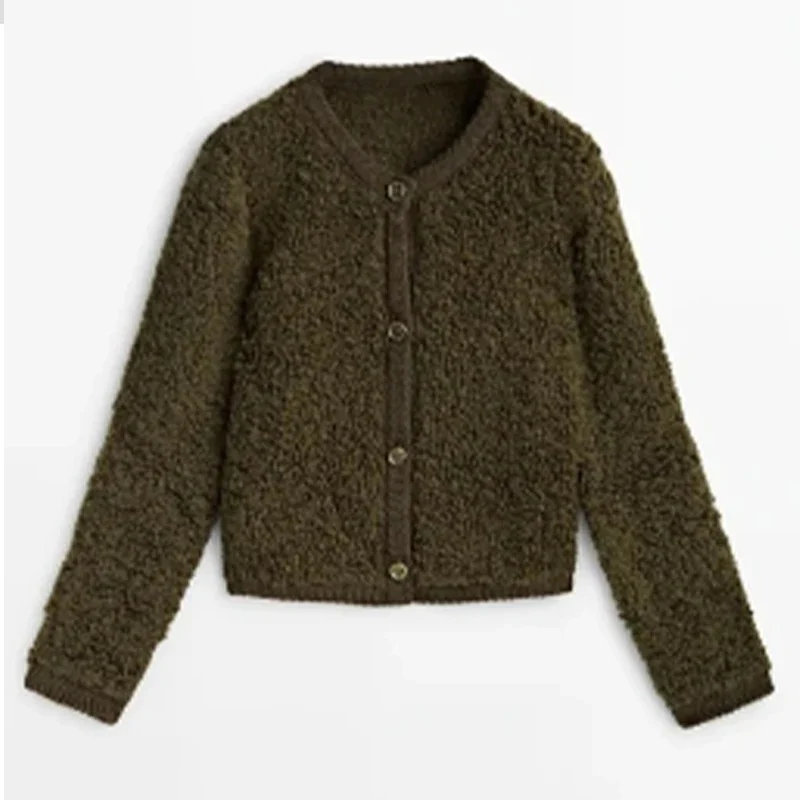 Cardigan boutonné sophistiqué pour un confort tout au long de la journée - Image 6