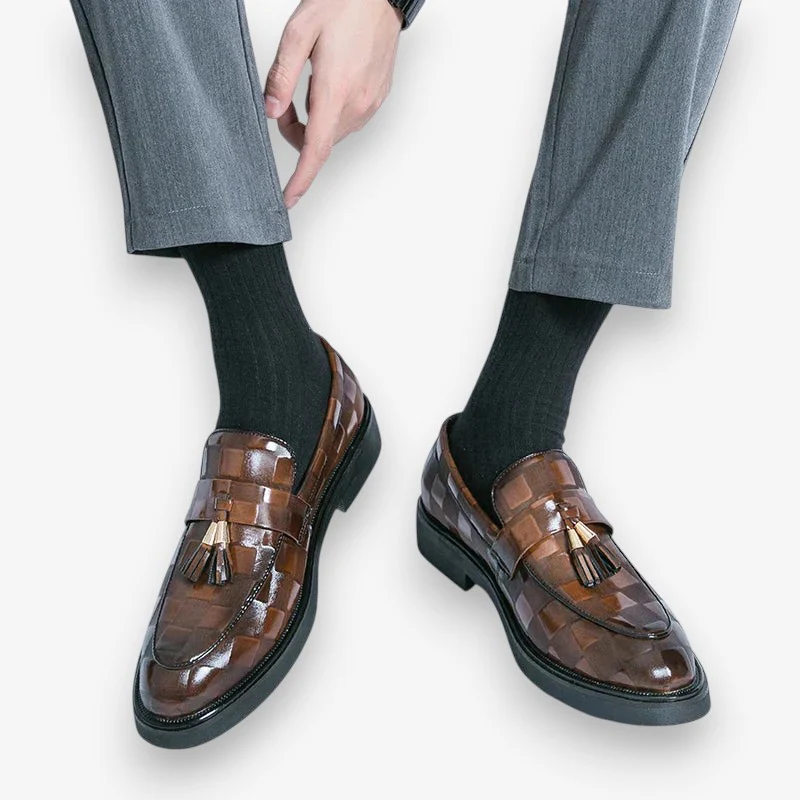 Justin – Mocassins à Talon Carré Bas et Bout Rond - Image 2
