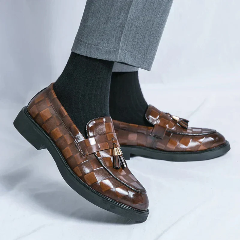 Justin – Mocassins à Talon Carré Bas et Bout Rond - Image 4