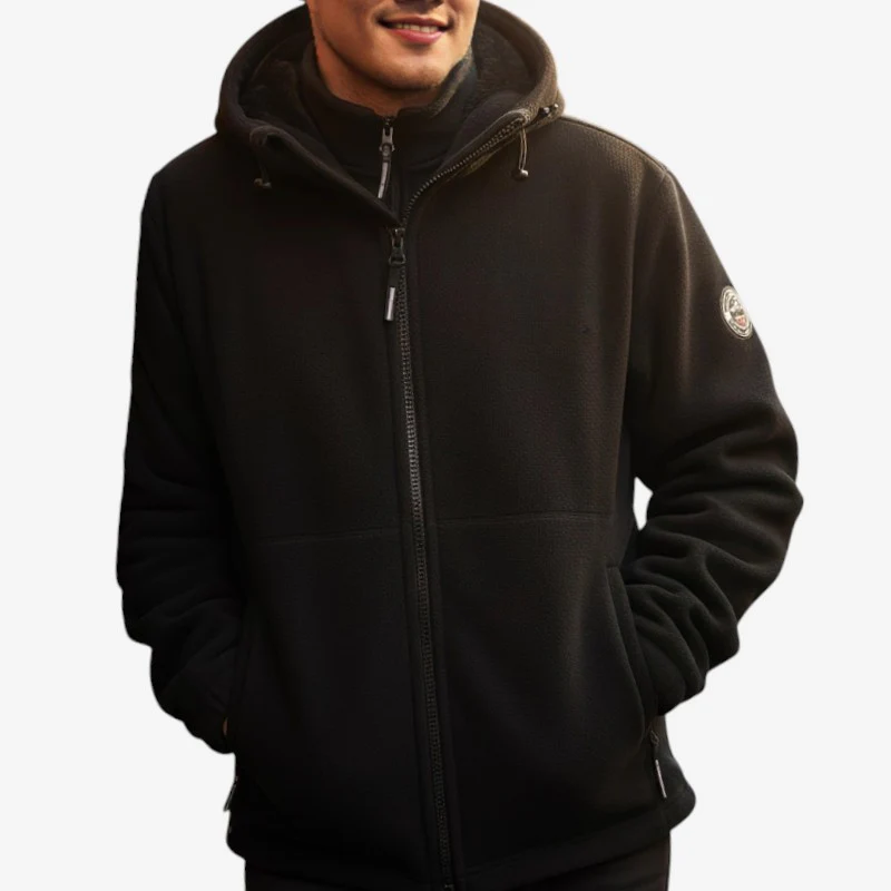 Kairo – Veste Zippée à Capuche et Manches Longues avec Poches