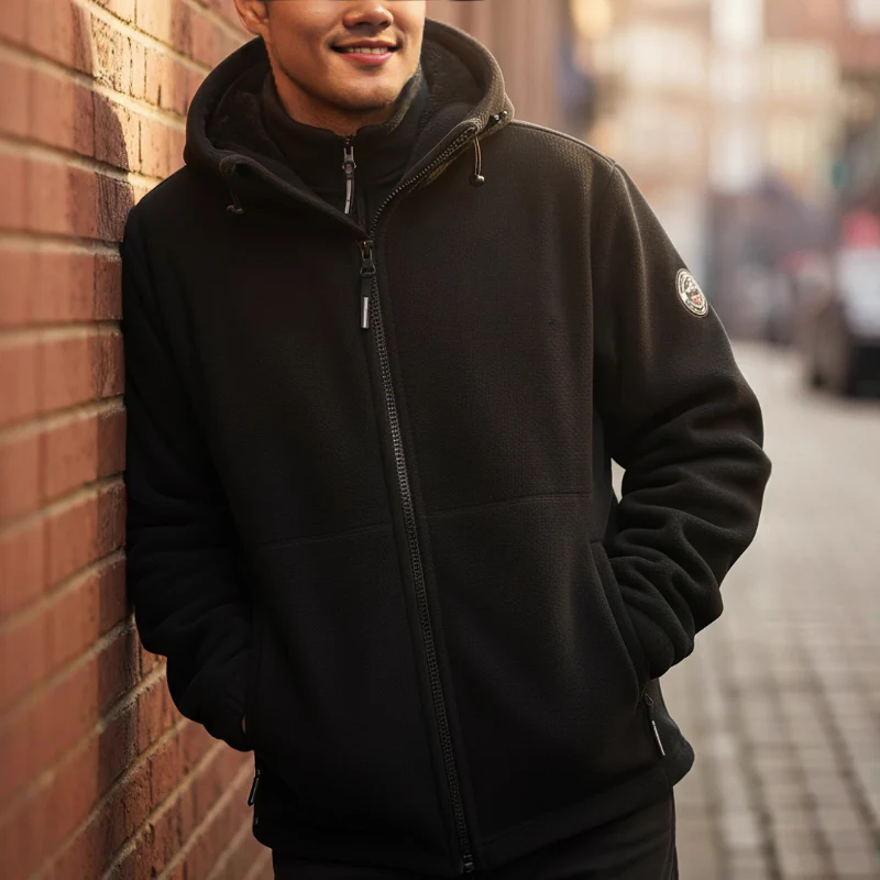 Kairo – Veste Zippée à Capuche et Manches Longues avec Poches - Image 4