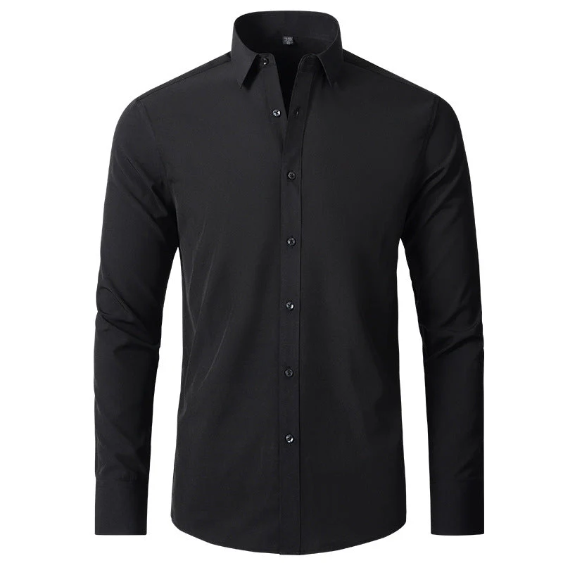 Kaito - Chemise manches longues extensible boutonnée - Image 5