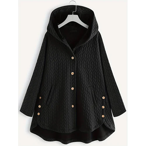 Manteau à capuche isolé élégant