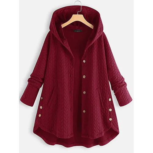 Manteau à capuche isolé élégant - Image 3