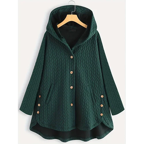 Manteau à capuche isolé élégant - Image 4
