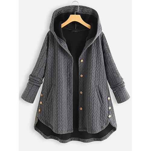 Manteau à capuche isolé élégant - Image 5