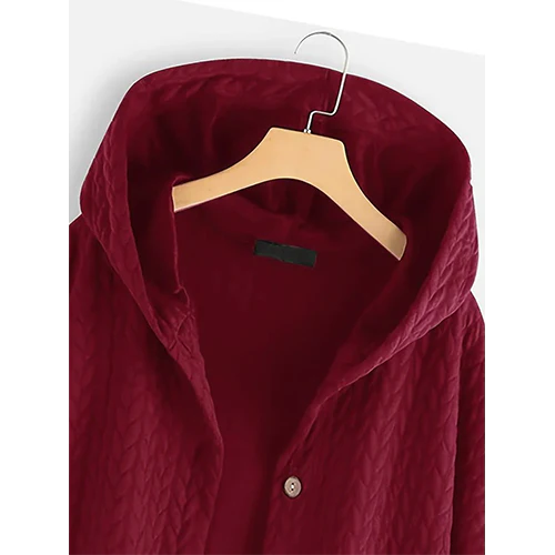 Manteau à capuche isolé élégant - Image 7