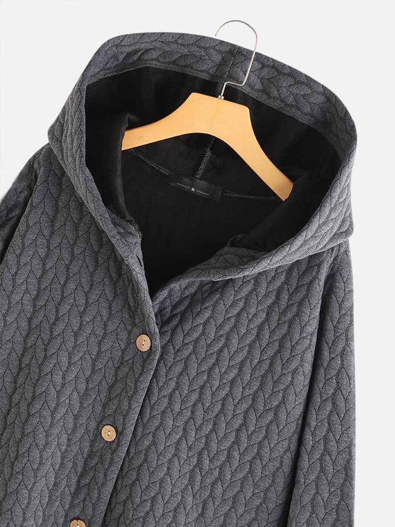 Manteau à capuche isolé élégant - Image 8