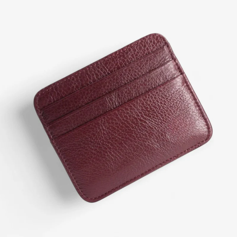 Porte-cartes slim en cuir avec plusieurs emplacements - Image 3