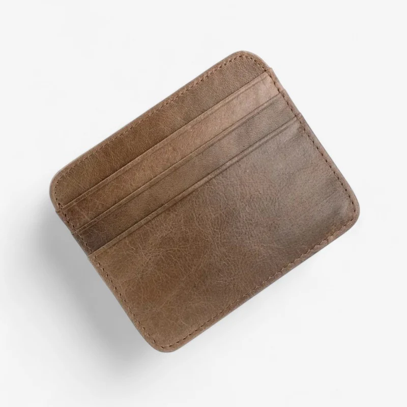 Porte-cartes slim en cuir avec plusieurs emplacements - Image 4