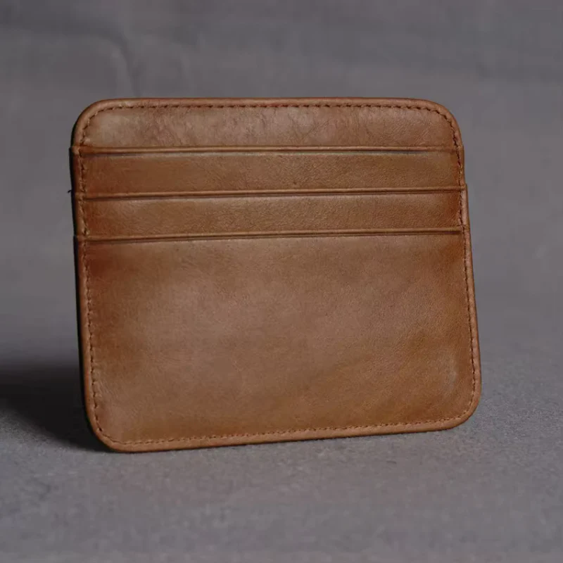 Porte-cartes slim en cuir avec plusieurs emplacements - Image 7