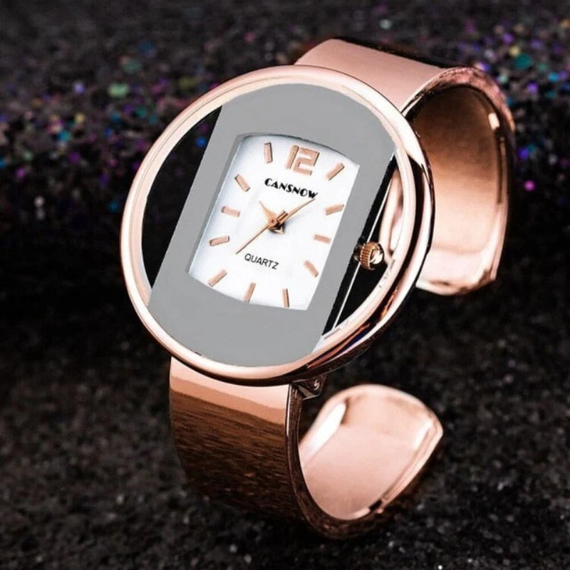 Montre femme minimaliste cadran ovale élégant - Image 3