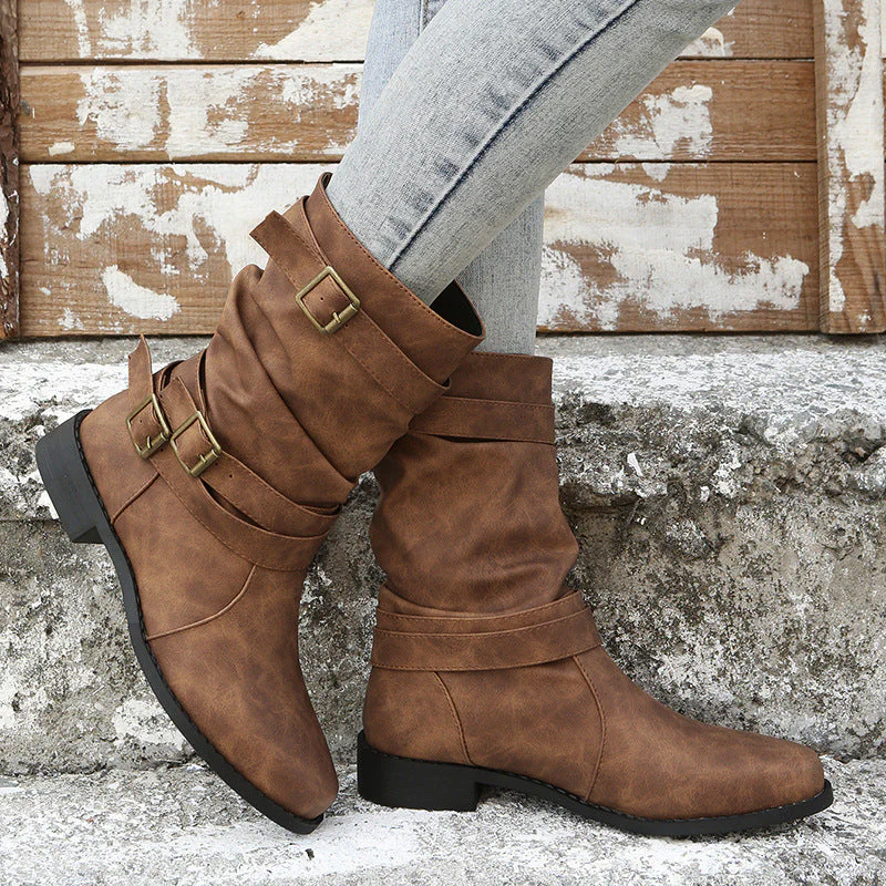 Bottes femme confort avec soutien voûte plantaire - Image 2