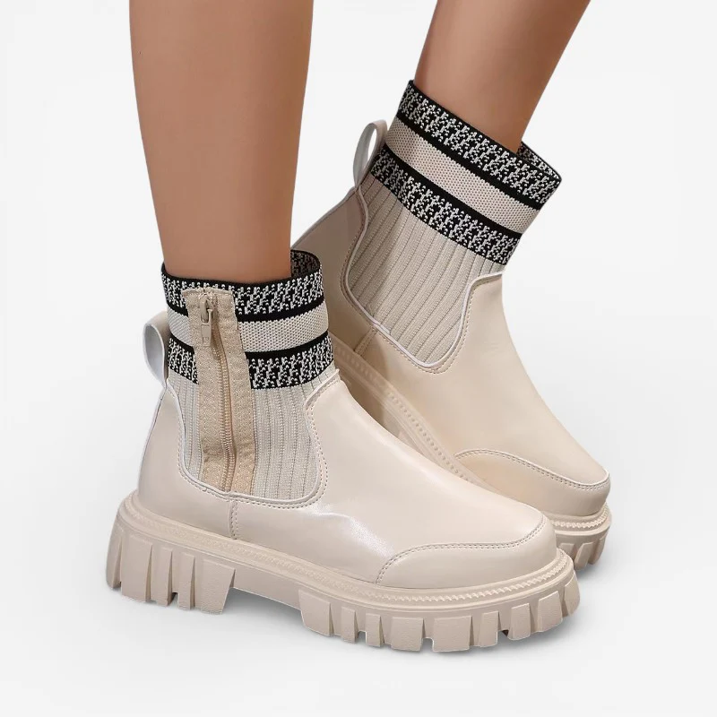 Lauren – Bottes à semelle épaisse et fermeture éclair latérale - Image 3