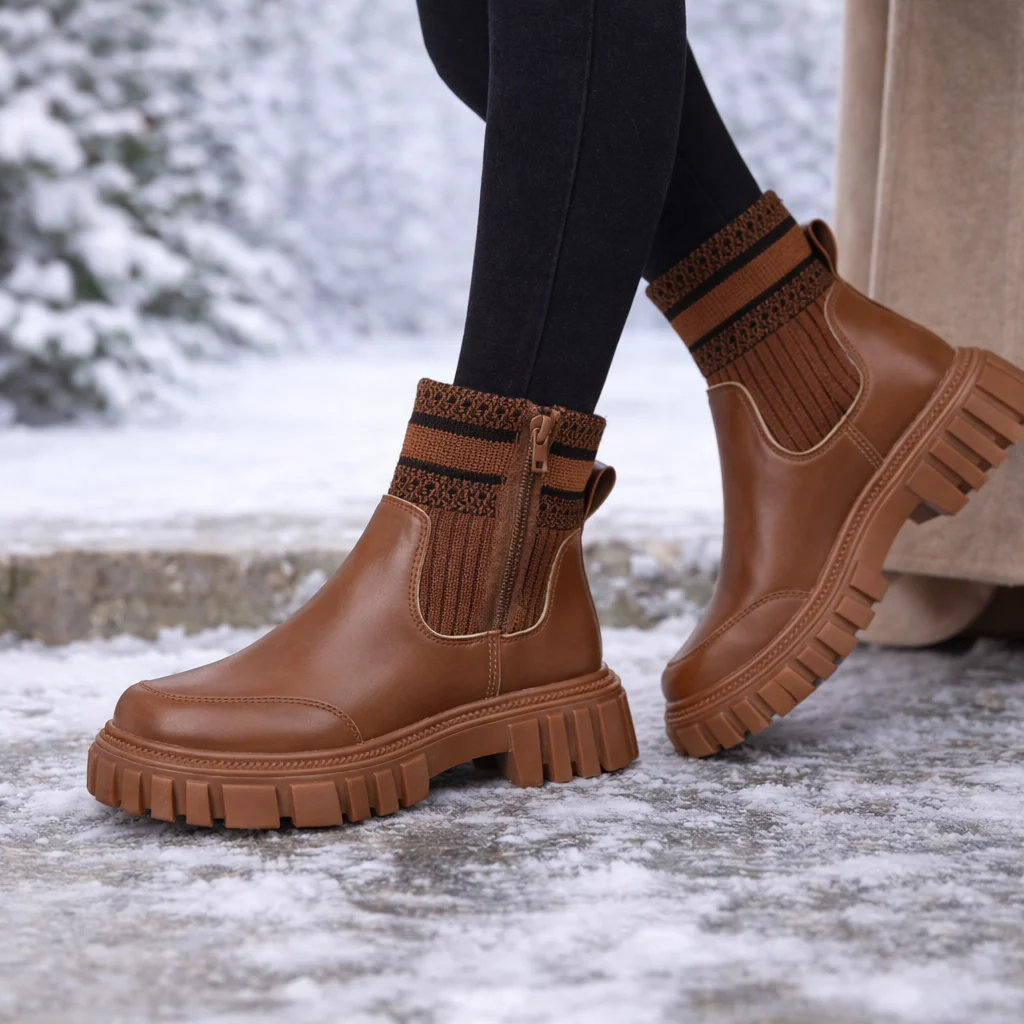 Lauren – Bottes à semelle épaisse et fermeture éclair latérale - Image 5