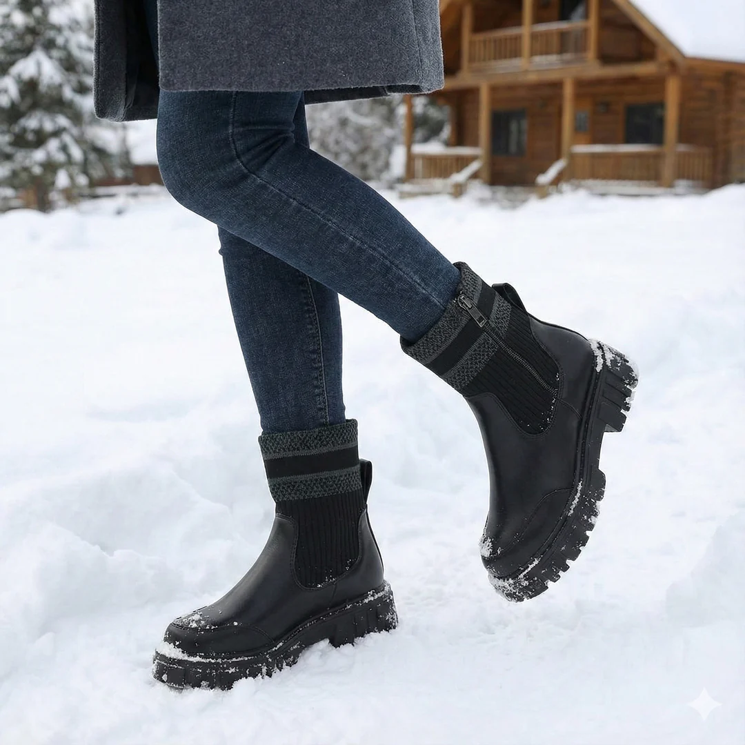 Lauren – Bottes à semelle épaisse et fermeture éclair latérale - Image 8