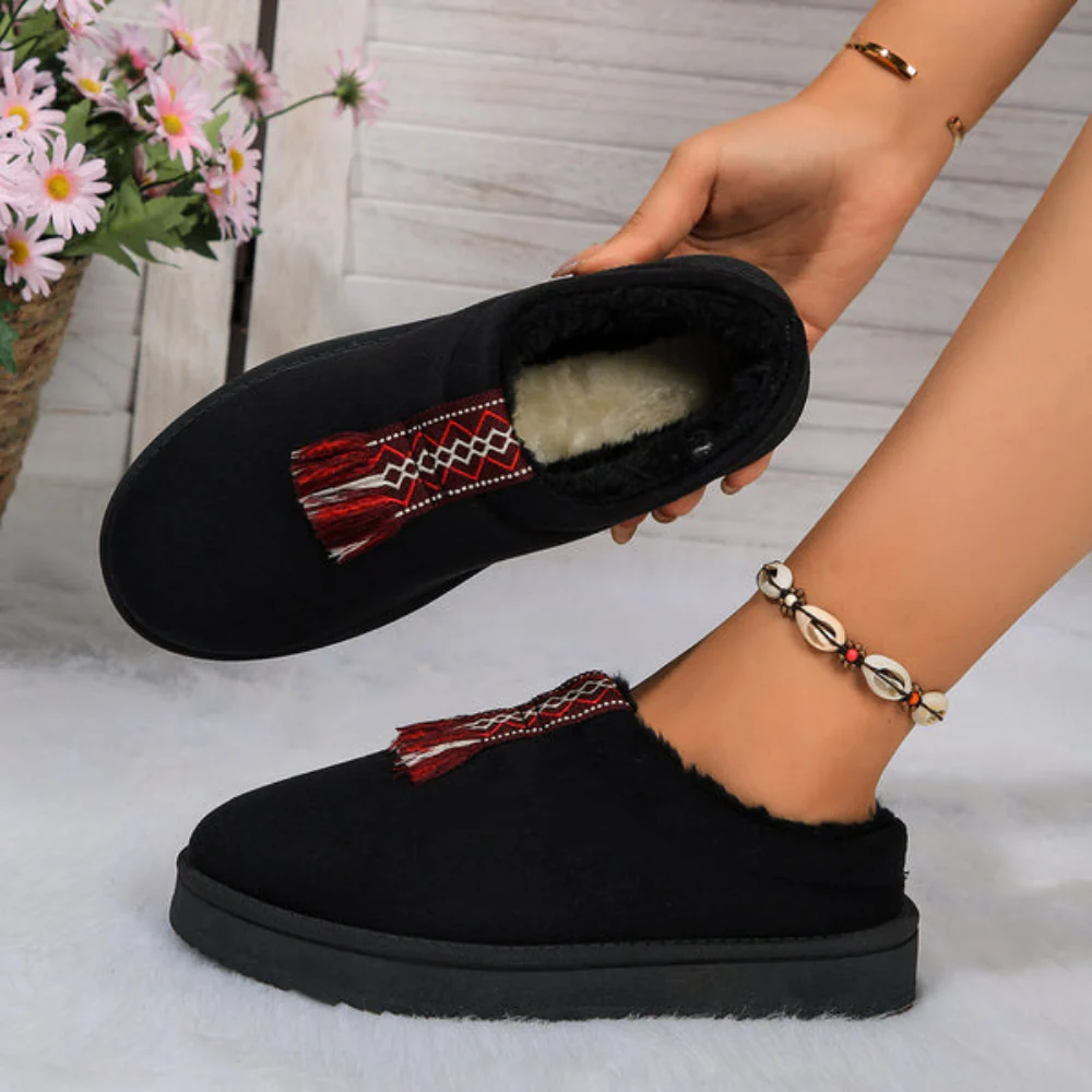Chaussons slip-on femme doublure polaire - Image 7