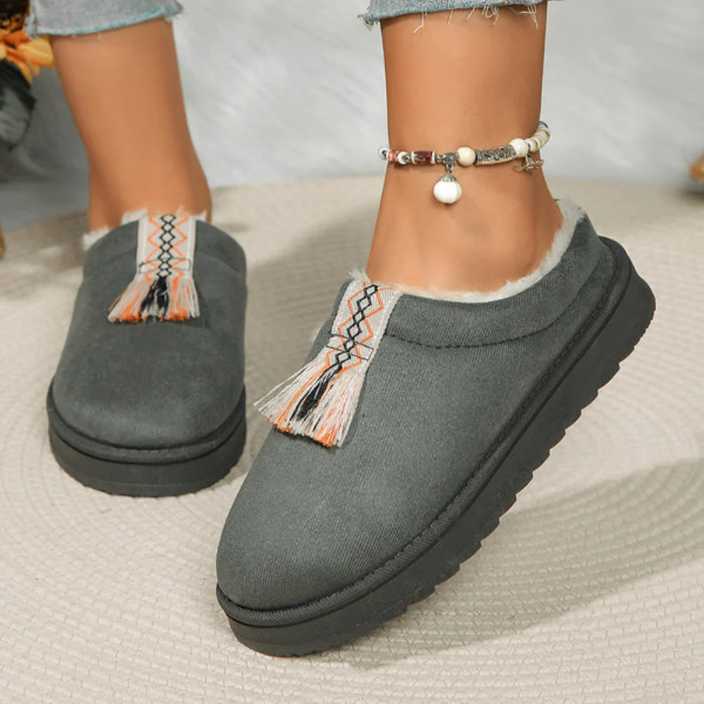 Chaussons slip-on femme doublure polaire - Image 9
