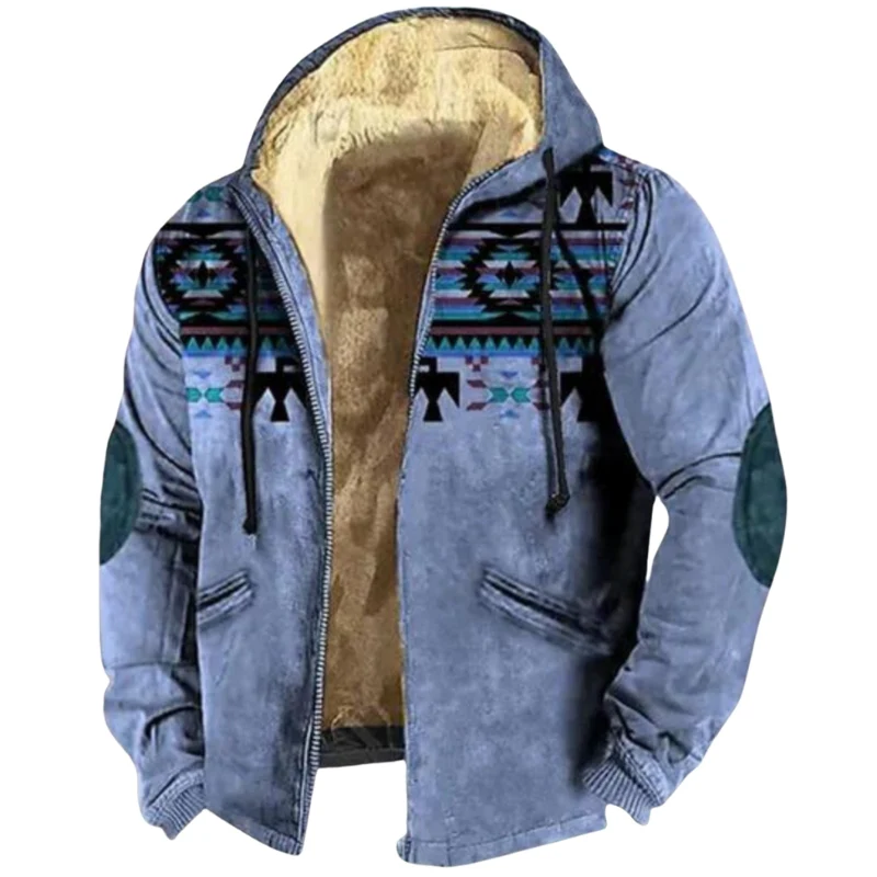 Veste à capuche à manches longues avec fermeture éclair et poches - Image 2
