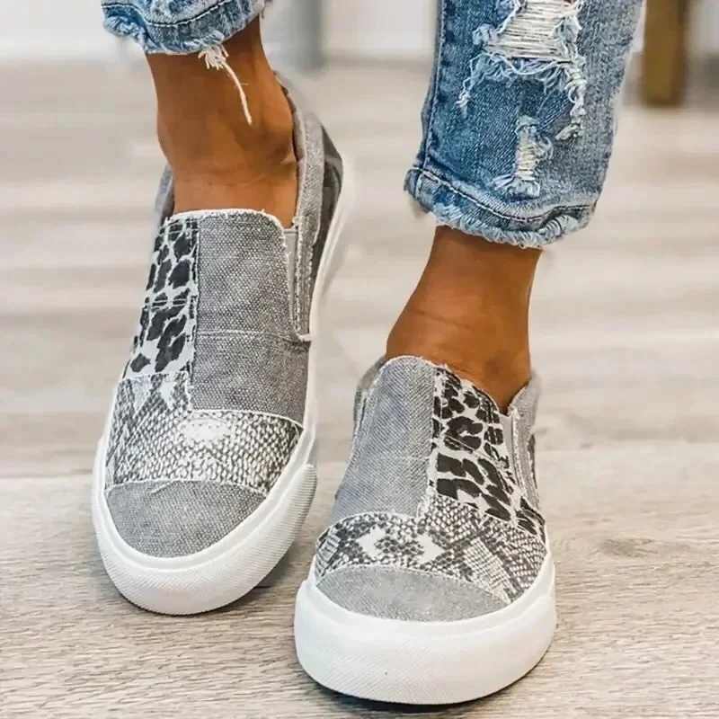 Layla – Baskets tendance à enfiler avec imprimé léopard et design élégant - Image 3