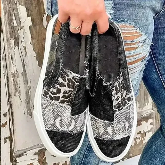 Layla – Baskets tendance à enfiler avec imprimé léopard et design élégant - Image 5