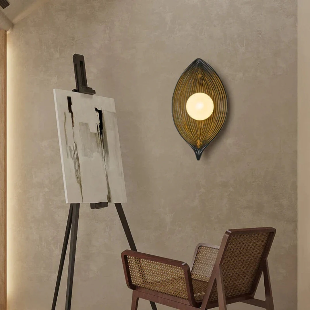 Applique murale LED feuille design organique - Image 5