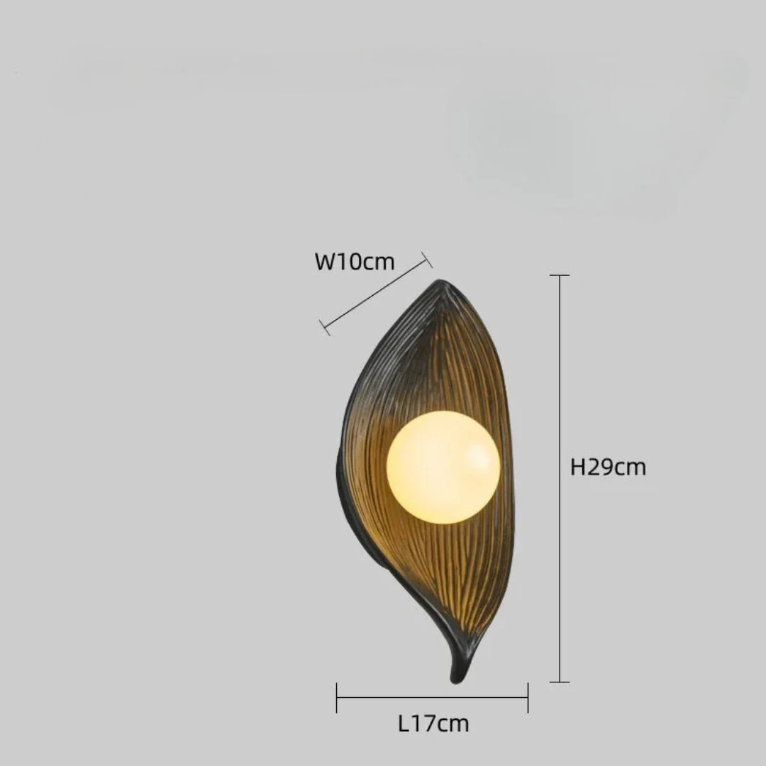 Applique murale LED feuille design organique - Image 6
