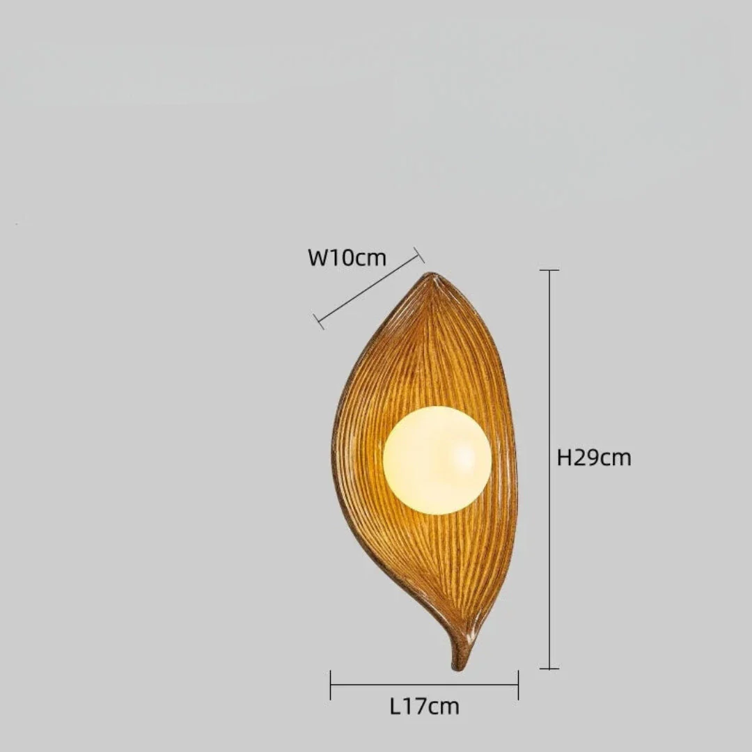 Applique murale LED feuille design organique - Image 7