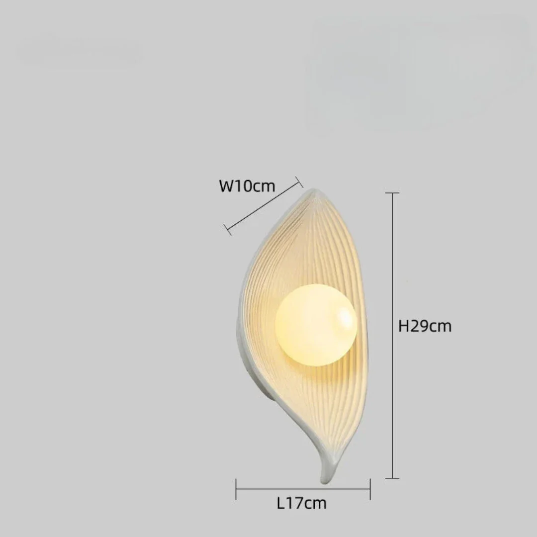 Applique murale LED feuille design organique - Image 8