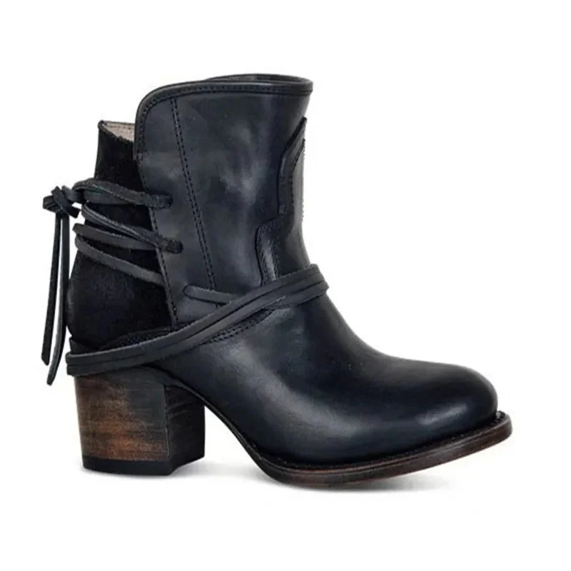 Bottes western femme semelle antidérapante - Image 3