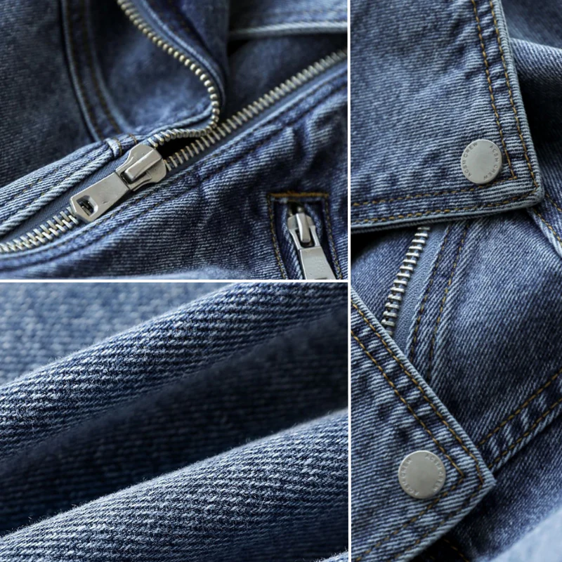 Veste en jean délavé vintage femme - Image 4