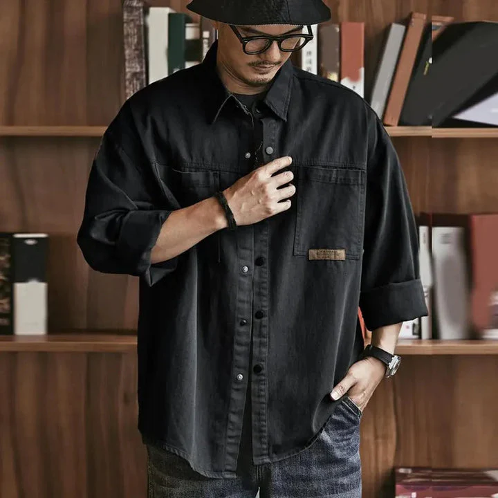 Leif – Chemise Homme Décontractée à Boutons - Image 2