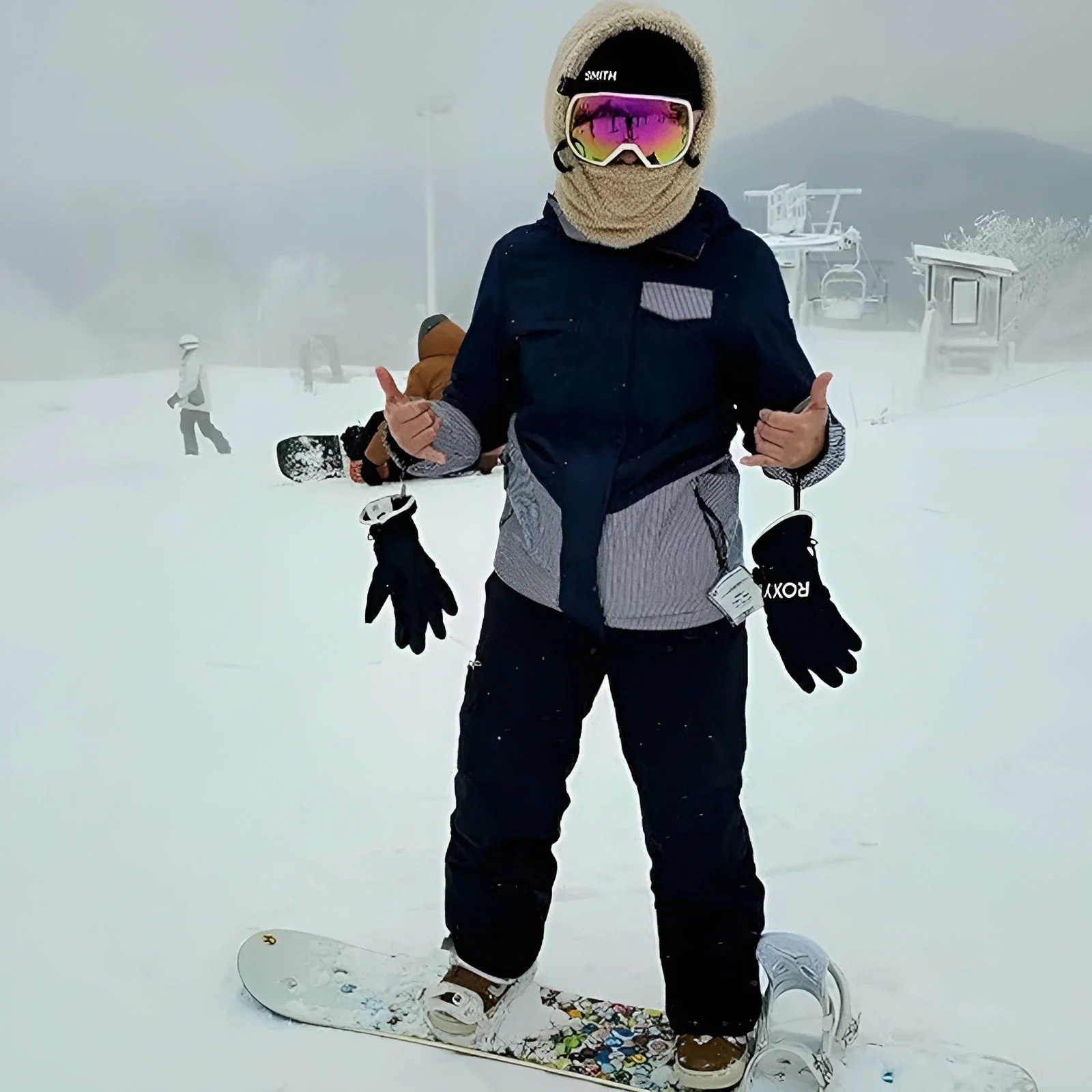 Capuche d'hiver polyvalente en polaire - Image 3