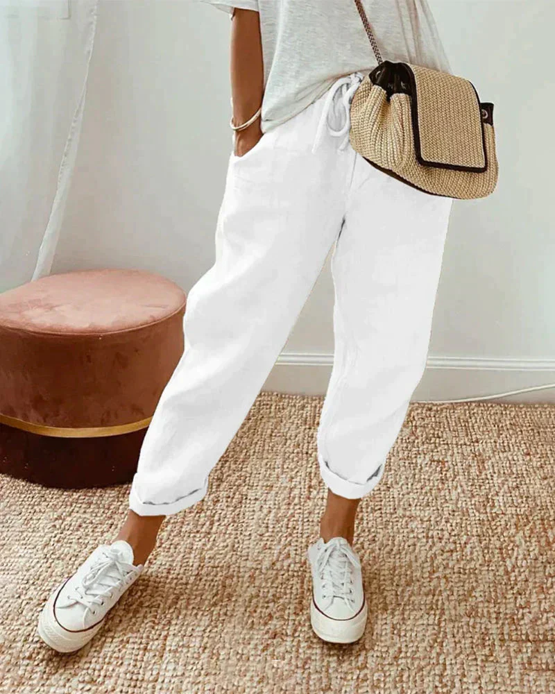 Lena - Pantalon ample Lena confort quotidien, design tendance - Image 4