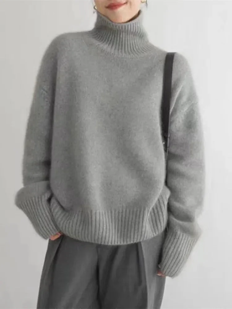Pull à col roulé pour une chaleur et un confort luxueux - Image 2