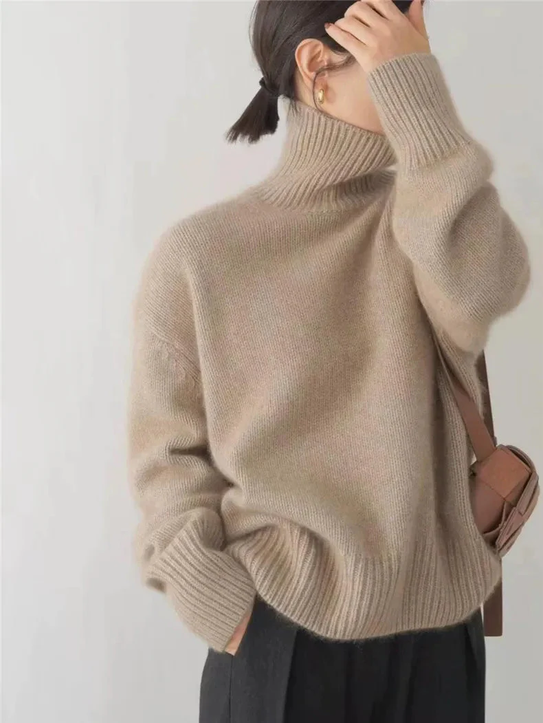 Pull à col roulé pour une chaleur et un confort luxueux - Image 3