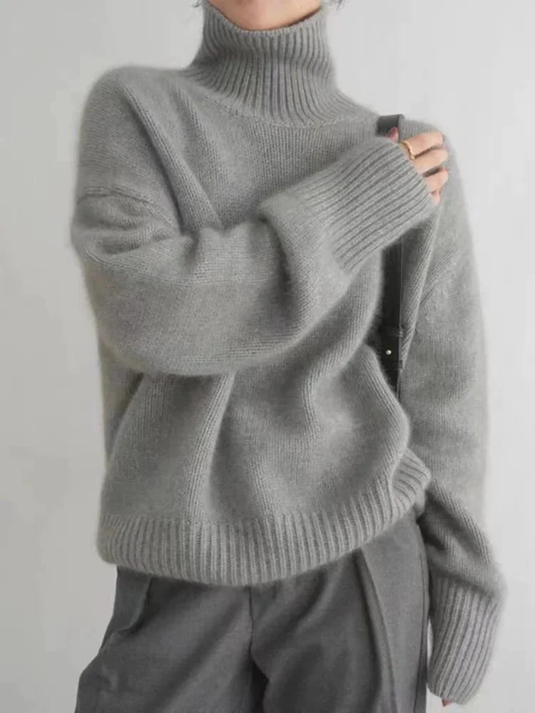 Pull à col roulé pour une chaleur et un confort luxueux - Image 4