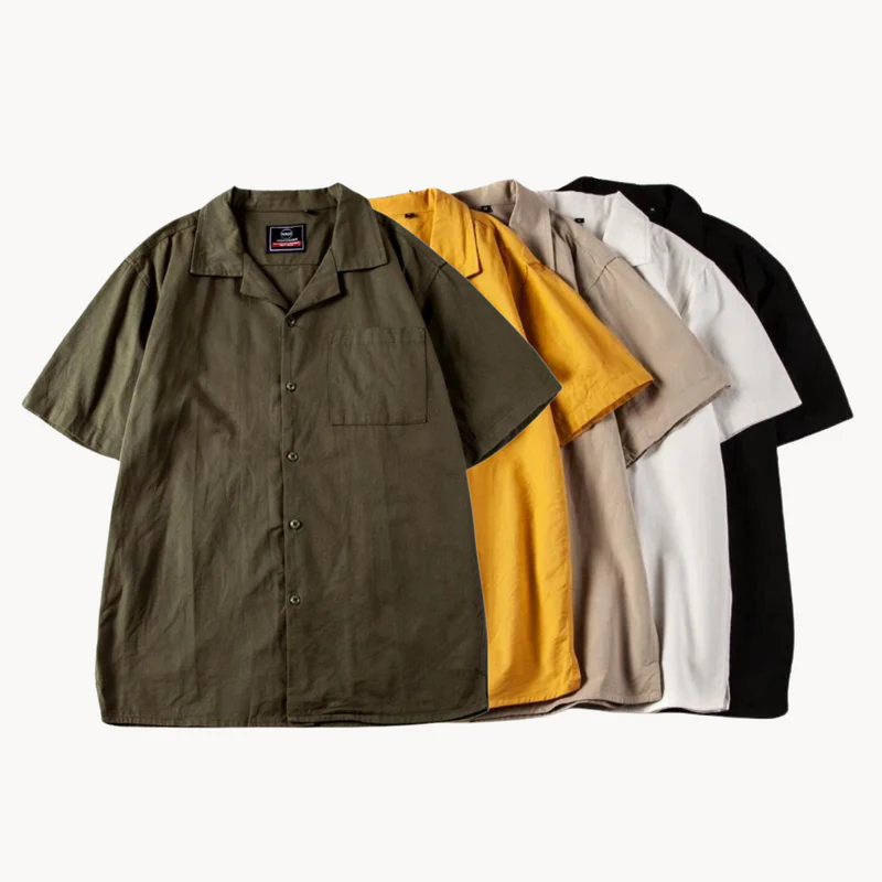 Leo – Chemise Homme à Manches Courtes - Image 8